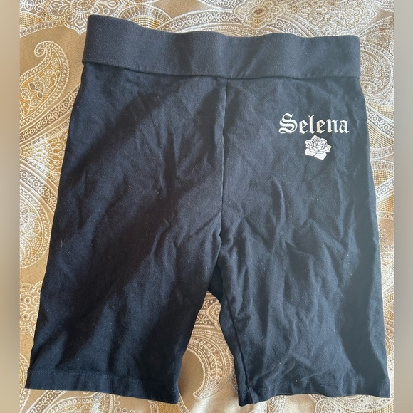 Forever 21 x Selena limited edition black biker shorts size M women’s - Picture 1 of 3